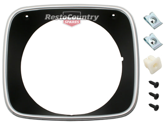 Holden Torana Headlight Surround Rim x1 LH LX Black NEW headlamp head - HLR1001