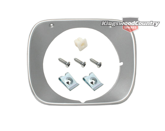 Holden HQ SILVER Headlight Surround Rim. + 1 Tonner HJ HX HZ x1 Resto Country - HLR1008