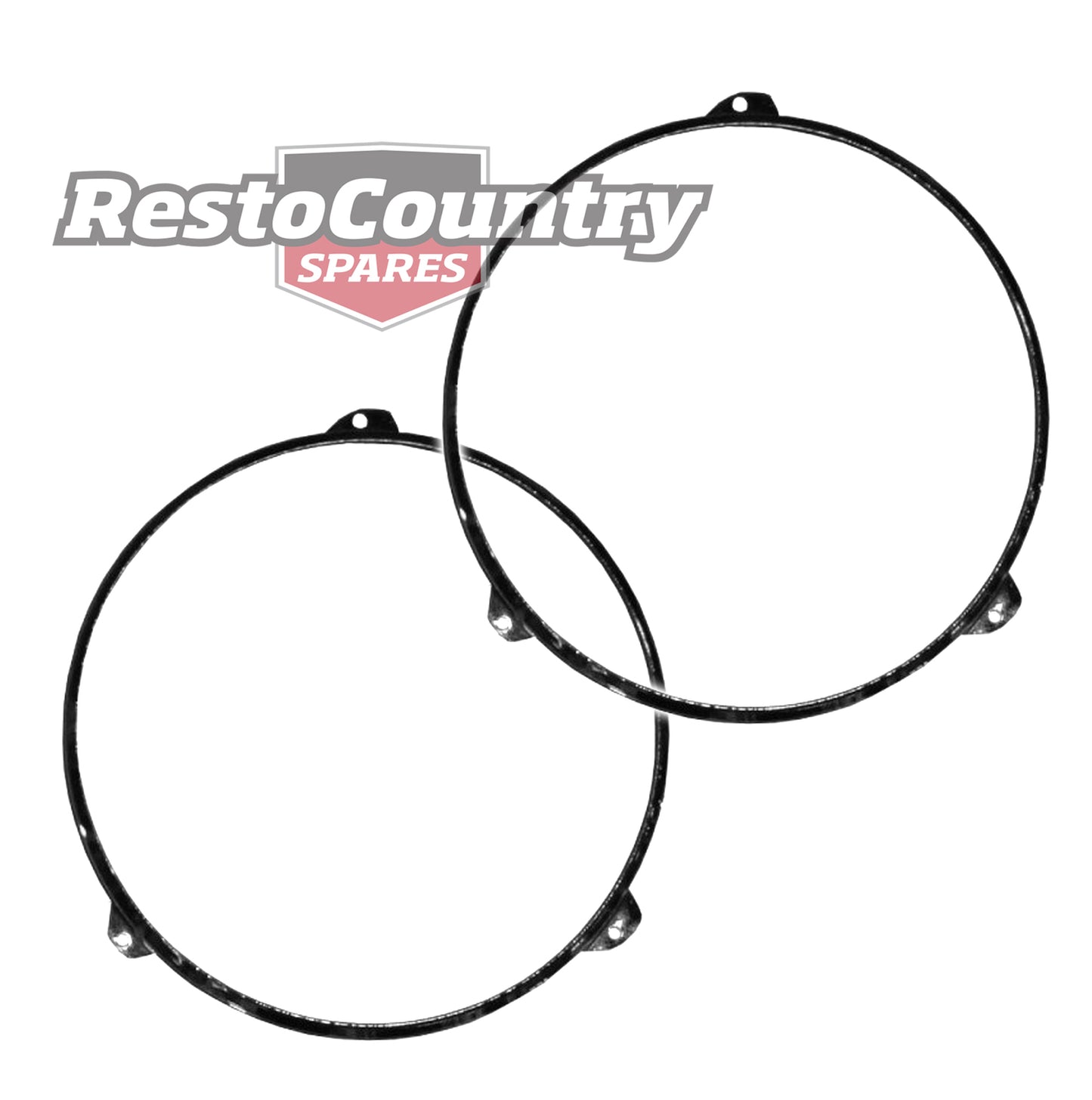 Ford Headlight Retainer Ring PAIR XW XY Falcon head light mount fit - HLR2000B