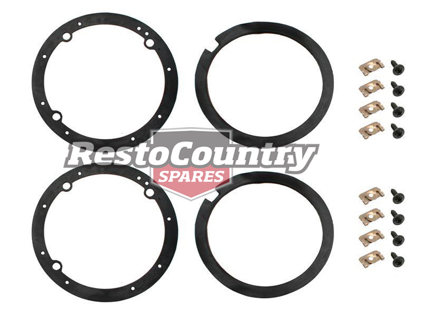 Holden Lucas Headlight Gasket + Screw Kit FX FJ FE FC FB EK Pair seal - HS1000