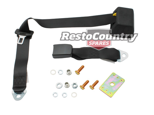 Universal Inertia Seat Belt Top Rear Parcel Shelf Mount 275mm Fixed Webb Buckle - K1511