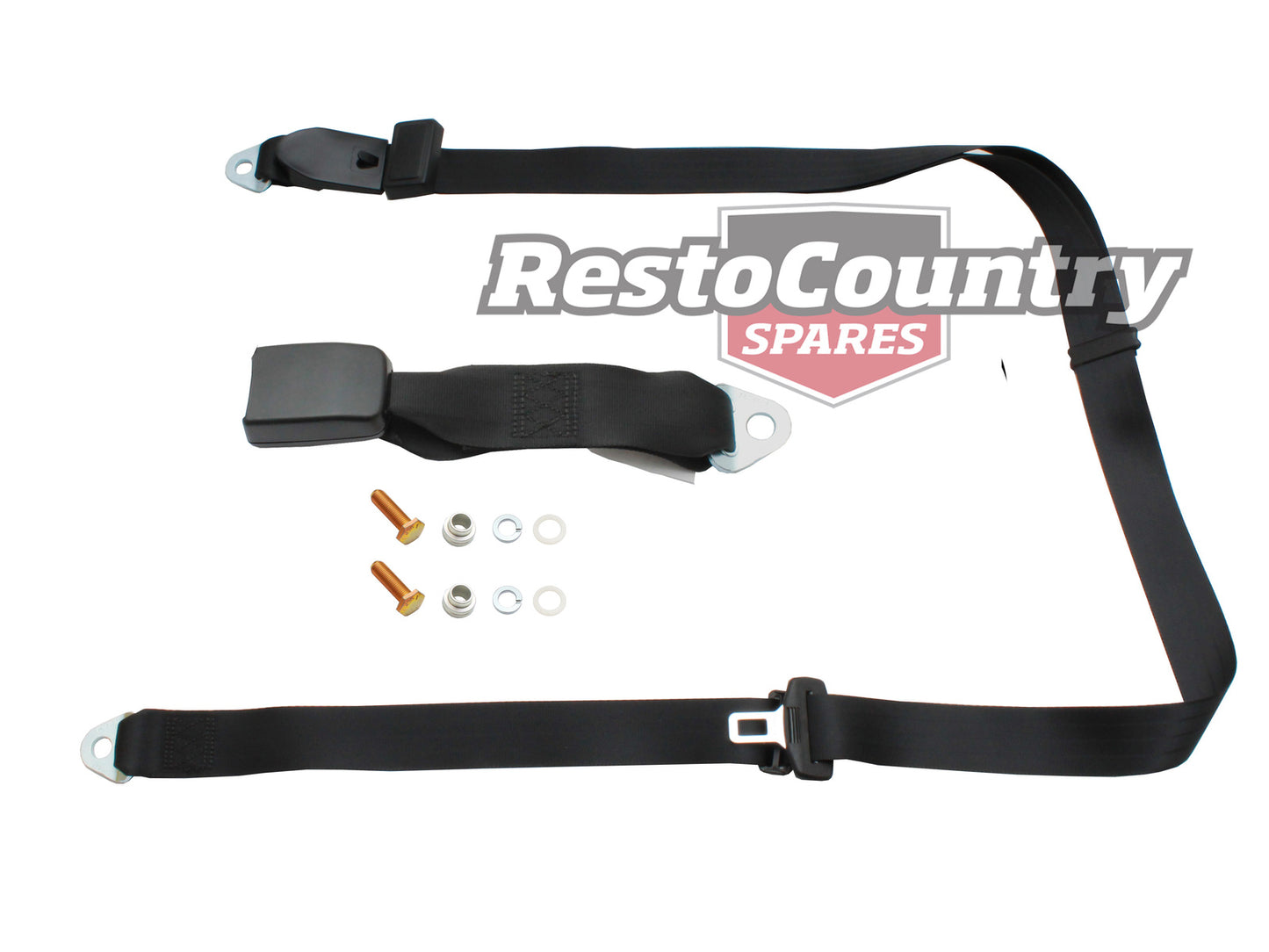 Ford REAR LAP SASH Seat Belt x1 Black XK XL XM XP XR XT XW XY XA XB XC ADR - K1635
