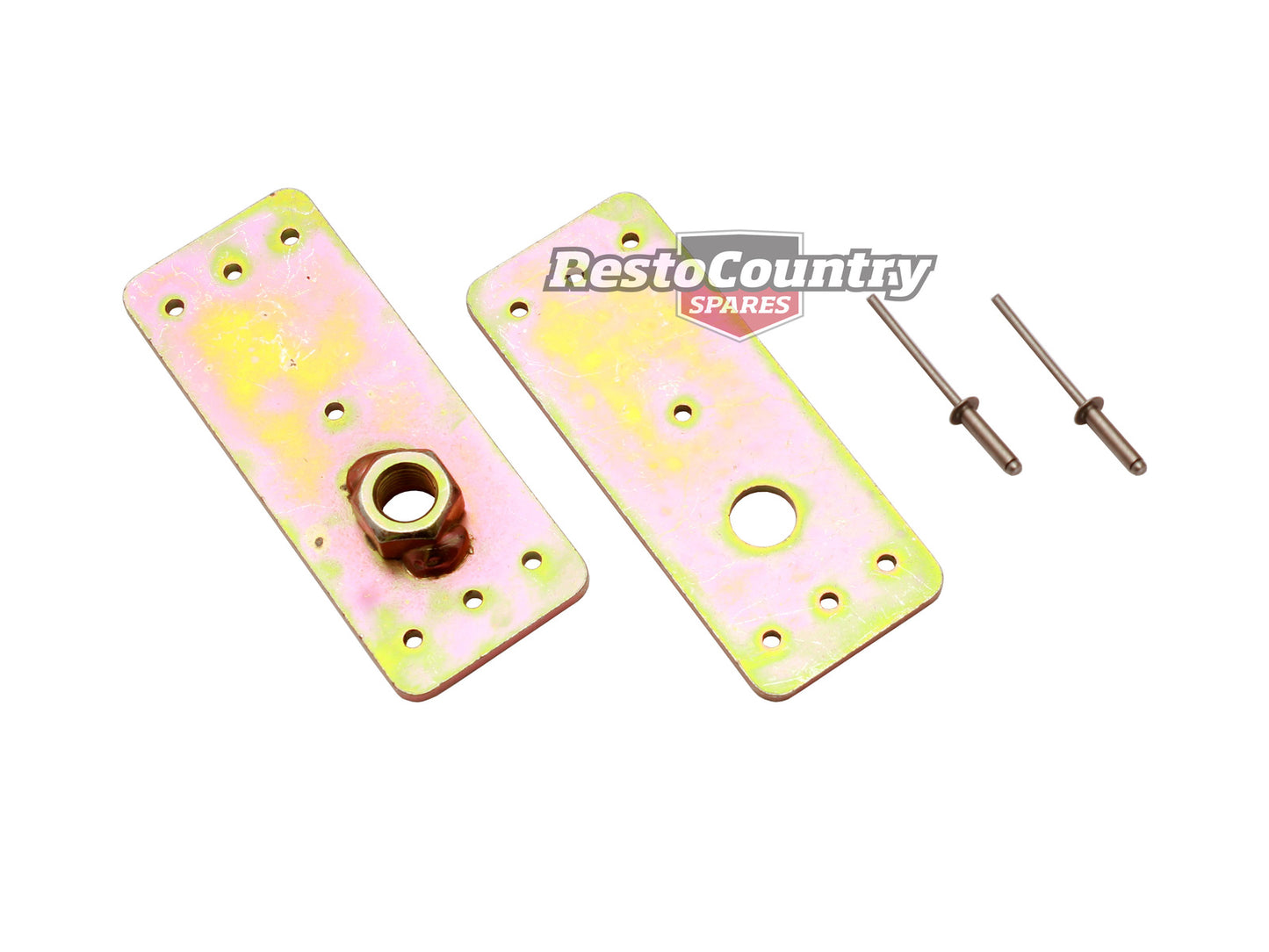 Universal Seat Belt Reinforcing Plate OFF Centre Mount 100mm X 40mm mount bolt - K4418