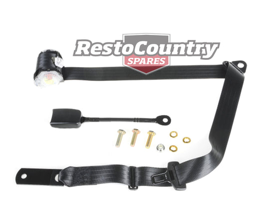 Front Inertia Reel Seat Belt 90/90 Pillar Mount RIGHT 250mm FLOOR Buckle K6244 - K6244