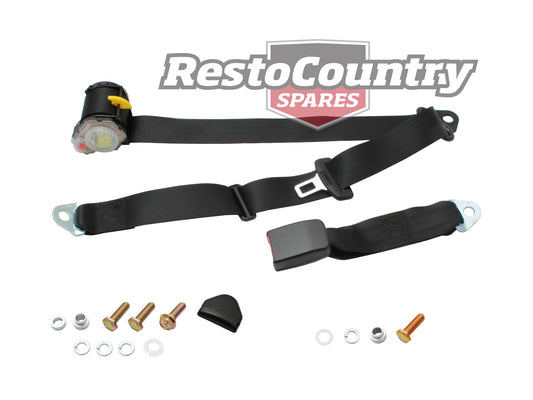 Holden Commodore Rear RIGHT  Inertia Reel Seat Belt x1 Black VK VL Sedan Wagon - K7148