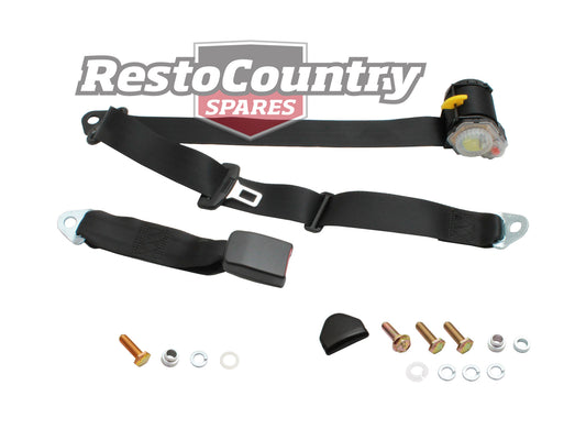 Holden Commodore Rear LEFT Inertia Reel Seat Belt x1 Black VK VL Sedan Wagon - K7149