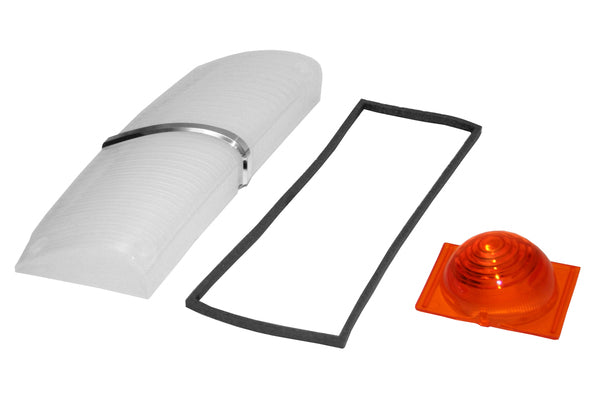 Ford Front Indicator Outer + Inner Lens + Gasket XW RIGHT blinker - LFT2008B