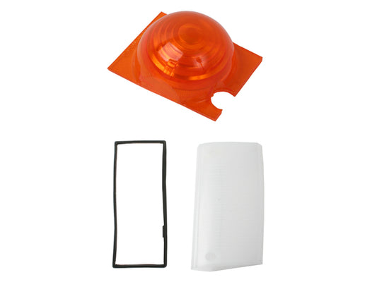 Ford Front Indicator Outer + Inner Lens + Gasket XY RIGHT blinker - LFT2010B