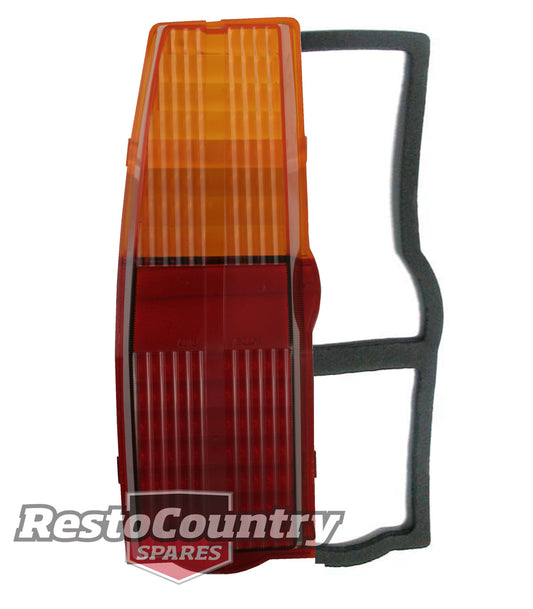 Holden LEFT Taillight Lens + Gasket HT HG Ute Wagon Van brake stop indicator - LRS1019