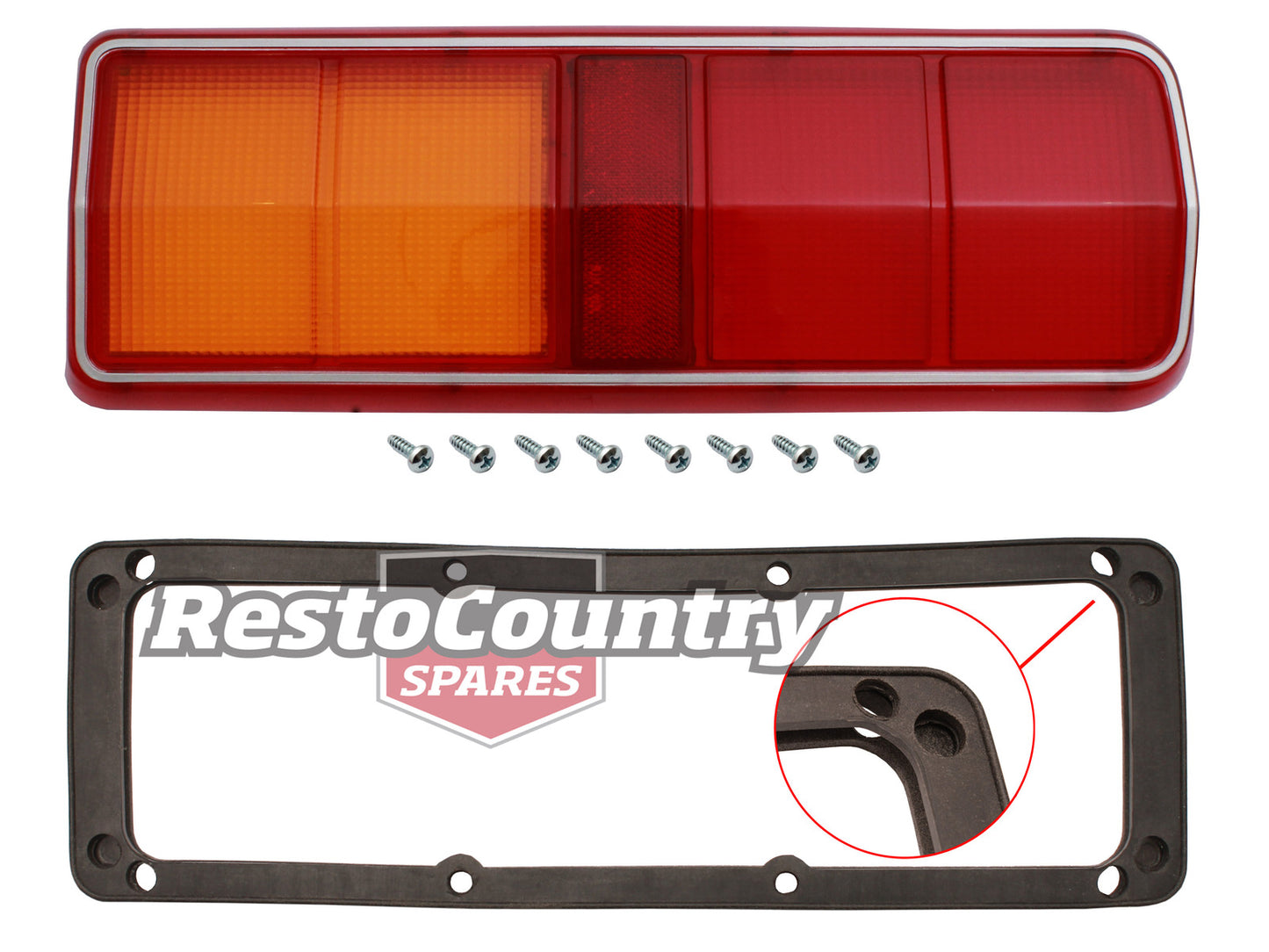 Holden Torana UC Taillight Brake / Indicator Lens x1 + Gasket Left or Right - LRS1100