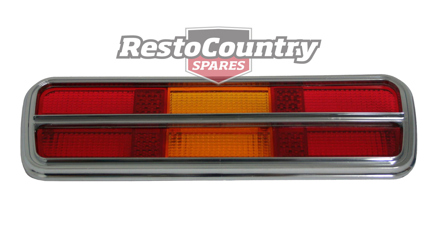 Ford Falcon Taillight + Indicator Lens with CHROME Surround XB Coupe - LRS2022A