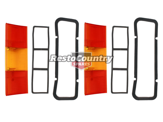 Ford Taillight Lens + Gasket Pair LEFT + RIGHT XA Coupe stop light Lamp - LRS2054