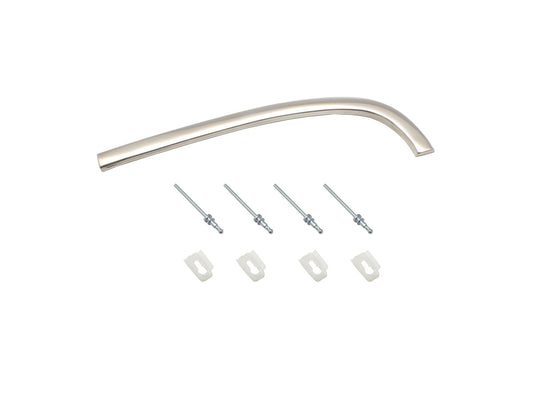 Holden Guard Front Eyebrow Moulding RIGHT + Clips HK HT HG chrome trim fender - M1011R