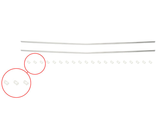 Holden Boot Lid Chrome Moulding +Clips Set HG Monaro Coupe Sedan trim - M1013