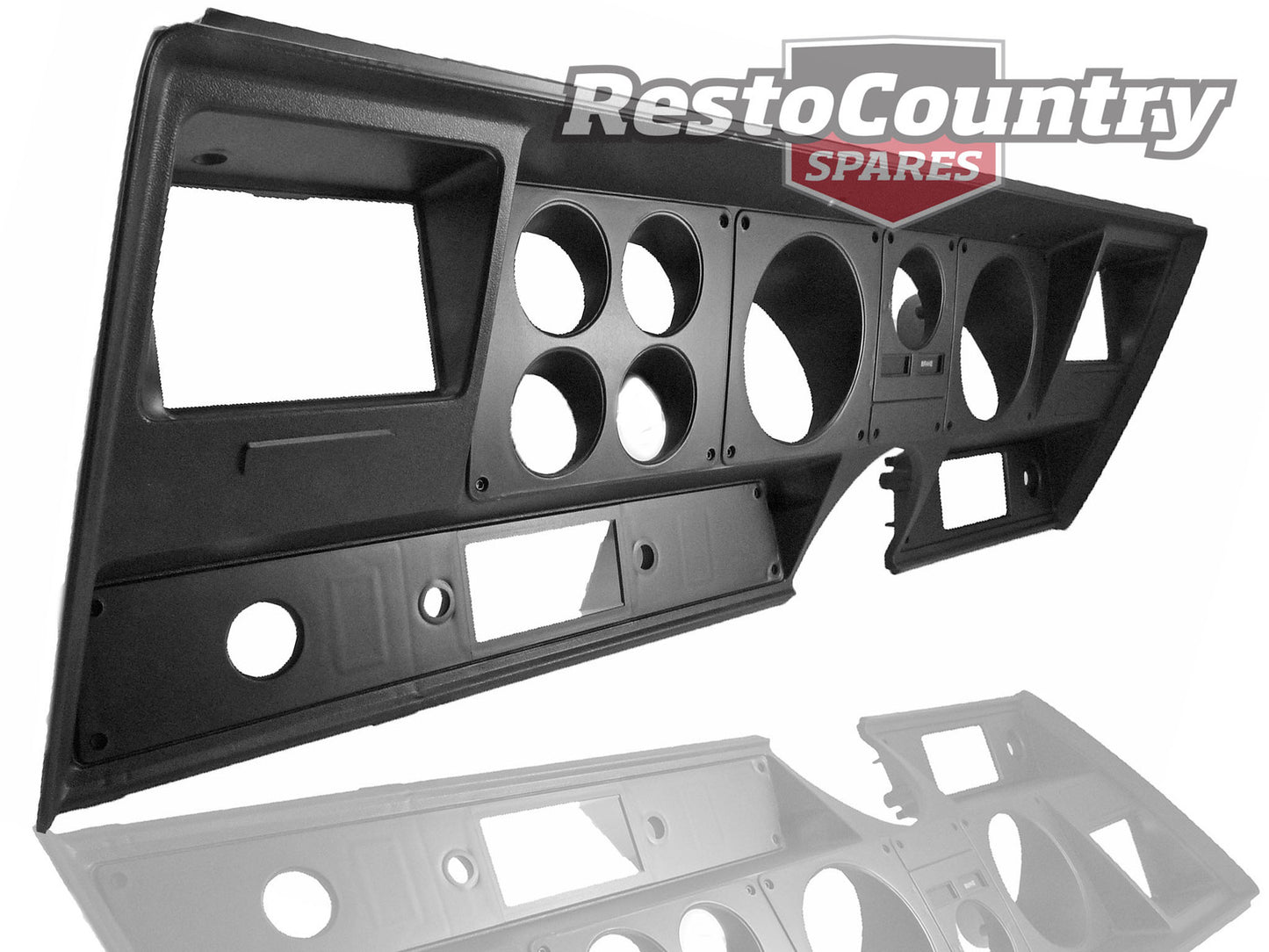 Holden GTS Dash Facia HJ HX HZ gauge surround trim instrument cluster fascia - M38280