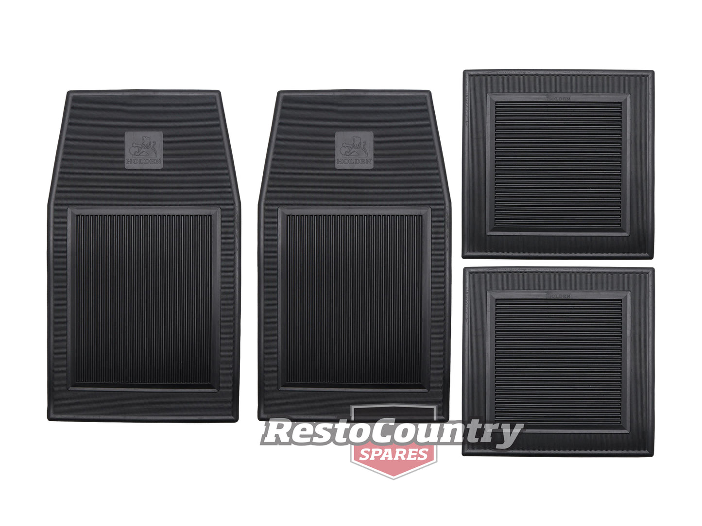 Holden Lion Set of 4 Rubber Floor Mats HQ HJ HX HZ Torana LC LJ LH LX Commodore - M38773