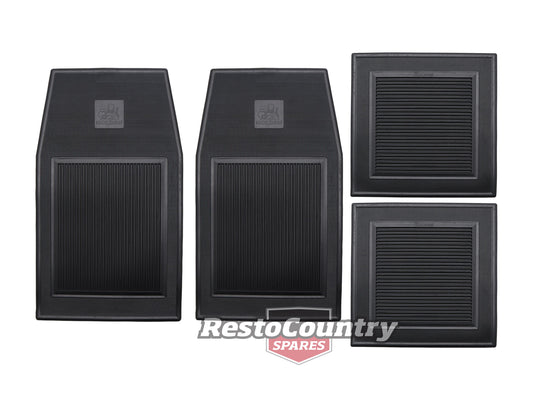 Holden Lion Set of 4 Rubber Floor Mats HQ HJ HX HZ Torana LC LJ LH LX Commodore - M38773