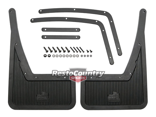 Holden Commodore FRONT Mud Flaps w/Logo Kit VN VG VQ VP VR VS mudflaps - M39856
