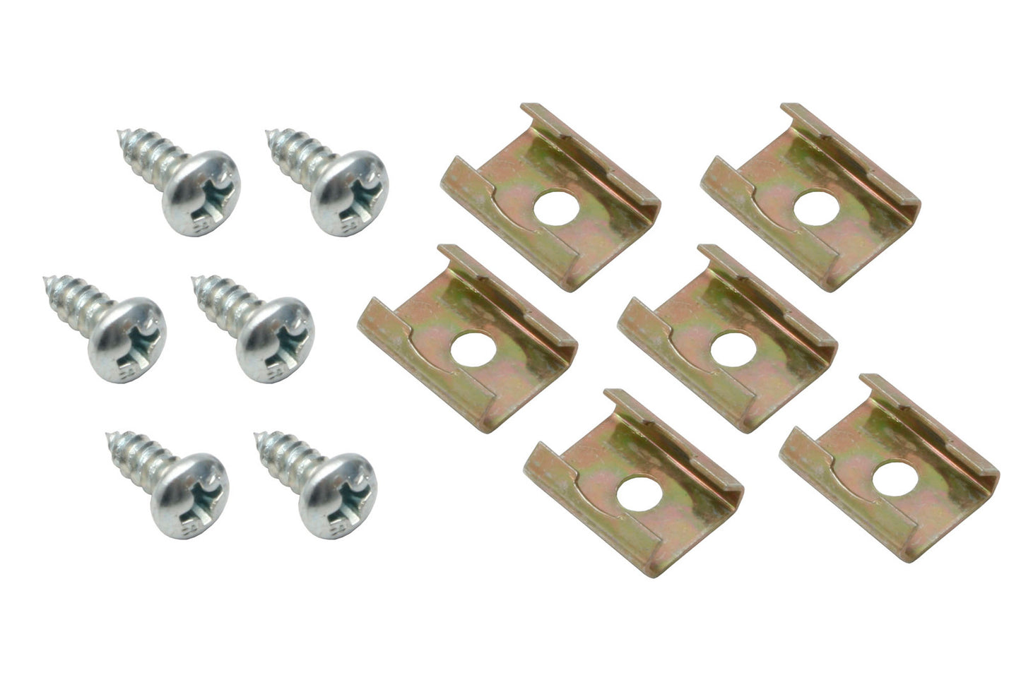Holden Moulding /Trim Clip Metal Push On or Snap Over Type +Screws 12pcs GOLD - MB0006