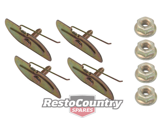 Holden Ford -Spring Tail- Universal Finishing Clips x4 3/4in Moulding Mould Trim - MS0014