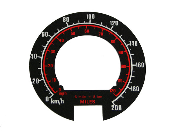 Holden Speedo Metric Conversion Decal HT HG  sticker  speedometer - MSC2004