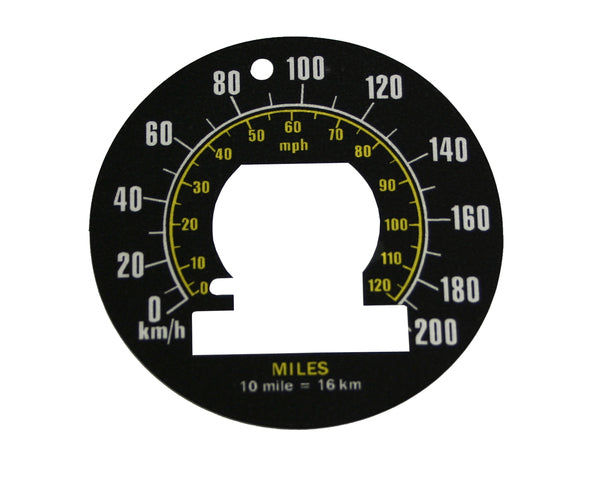 Holden Torana Speedo Metric Conversion Decal LC LJ GTR XU-1 sticker - MSC2104