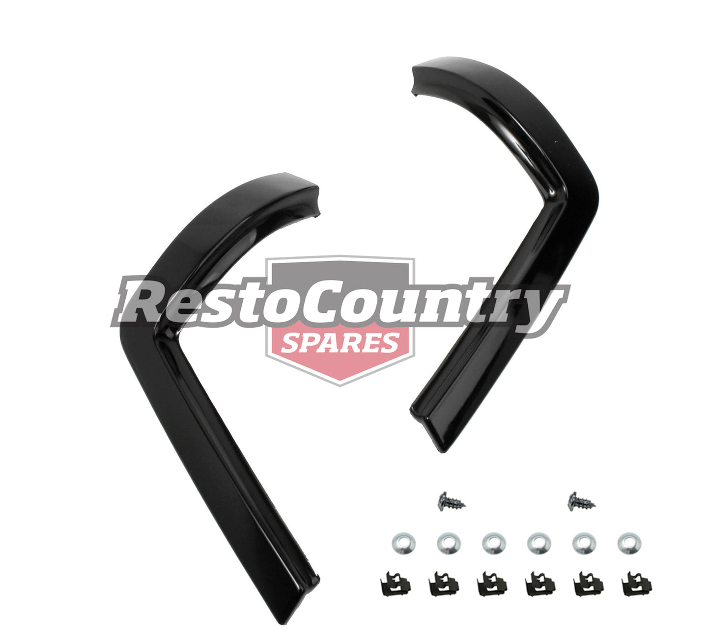 Holden Commodore VL Taillight Moulding Surround Set Sedan NOT Calais eyebrow - MT1000