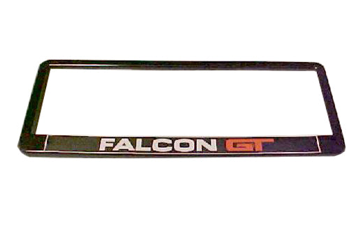 "Ford "FALCON GT" Number Plate Frame x1 Suit Standard Size Plates surround - NP2"