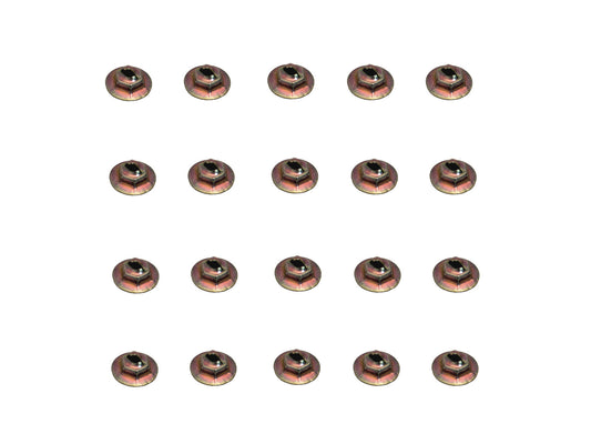 "Speed Nut 20x 1/8" Ford XK-XW XY XA XB XC Holden FX-HK-HG HQ HJ HX HZ WB LC-UC - NS0002"