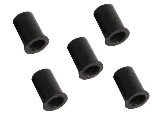 Universal Nut Set x5 Plastic Push In 1/8 Stud Dia Hole 3/16 Finishing Parts - NS0009