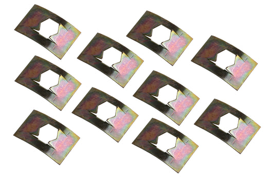 Universal Push On Speed Nut Pack x10 1/4  inch  bolt  nuts  clip - NS0028