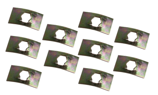 Universal Push On Speed Nut Pack x10 3/16 bolt nuts - NS0031