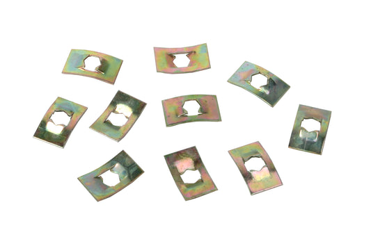 Universal Push On Speed Nut Pack x10 12 Gauge bolt nuts - NS0033