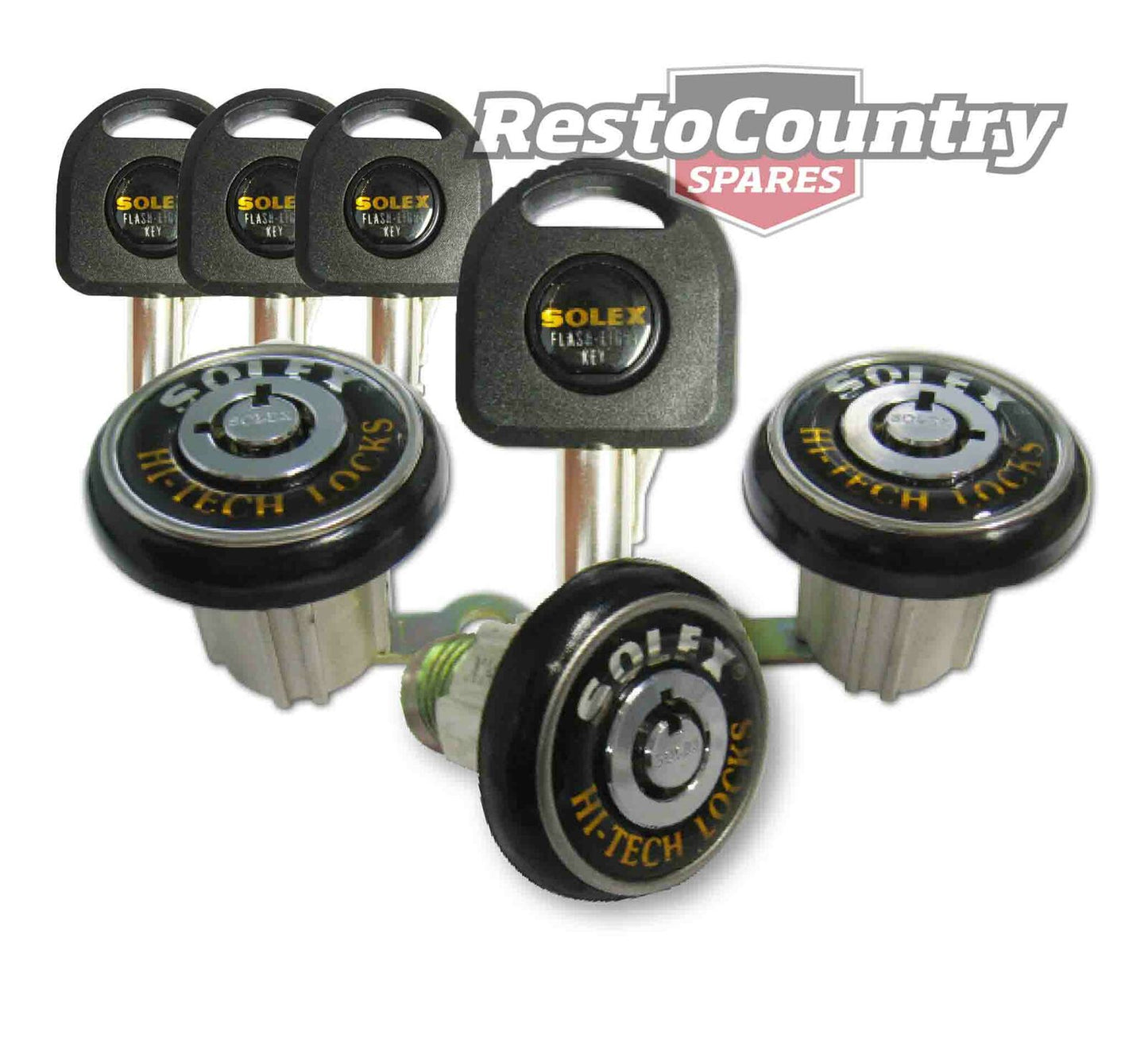 Ford Holden Solex Anti-Theft Door + Boot Locks - NUL1350