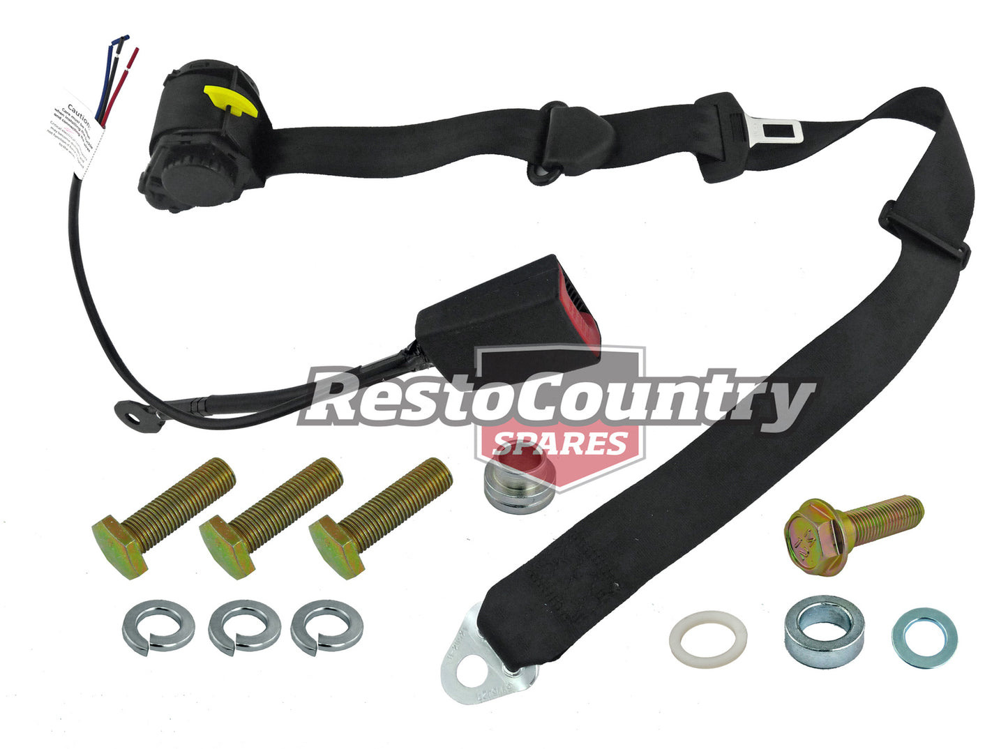 Holden Commodore Front LEFT Inertia Seat Belt BLACK VR VS Sedan Wagon ADR - PE7060