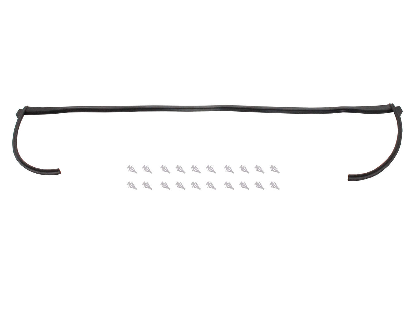 Ford Tailgate Lower Rubber Seal Without Upper Ends XR XT XW XY Ute 1337mm Long - RBS2063