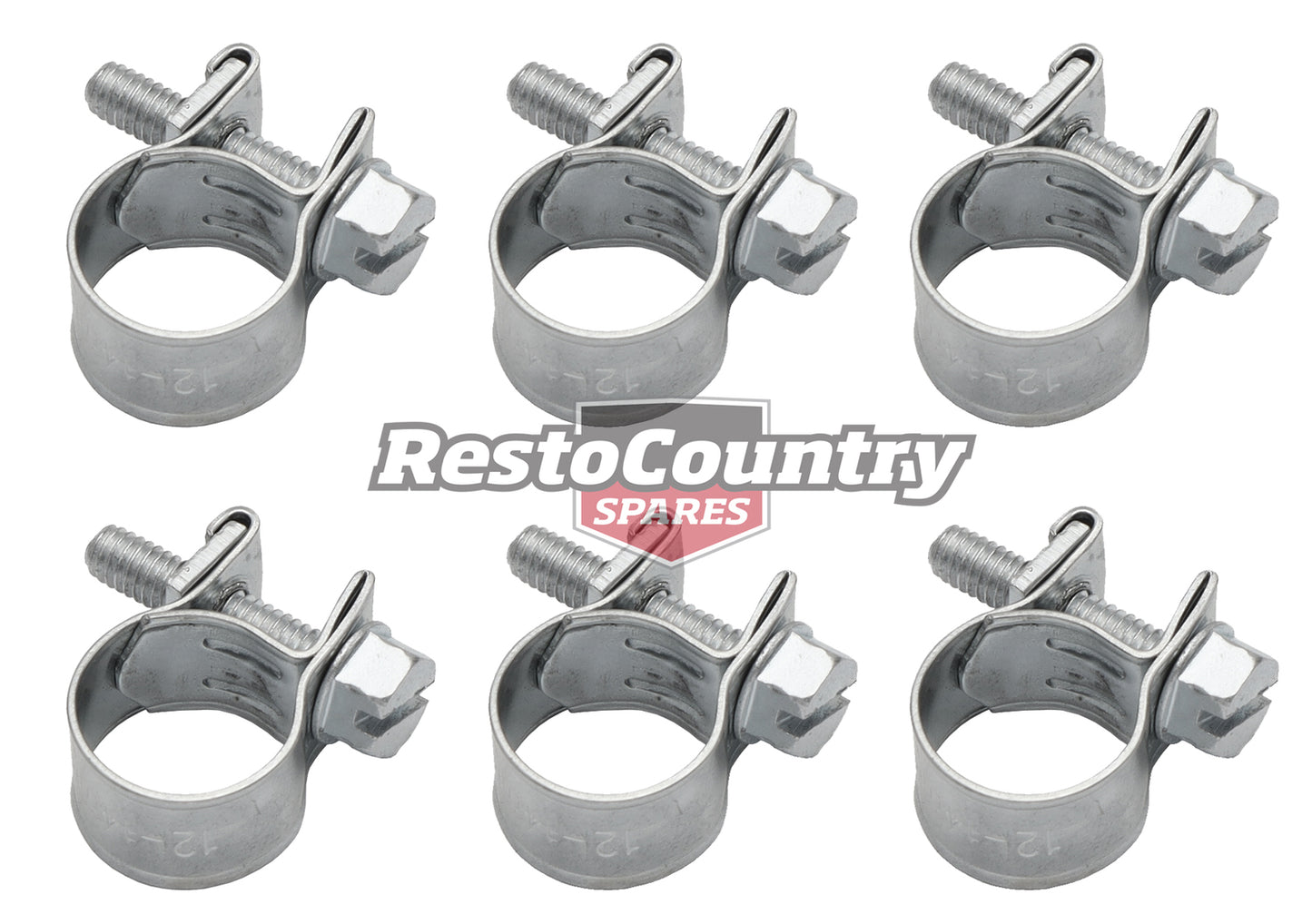 Universal Clamp Kit (6 pcs) EFI Hose 12-14mm electronic fuel injection clamps - RC0045
