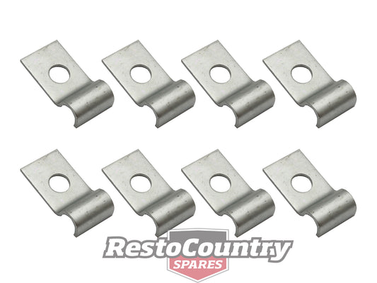 Ford Fuel line Clip Set x8 XW XY XA XB XC ZC ZD ZF ZG ZH petrol hose clamp - RC2001