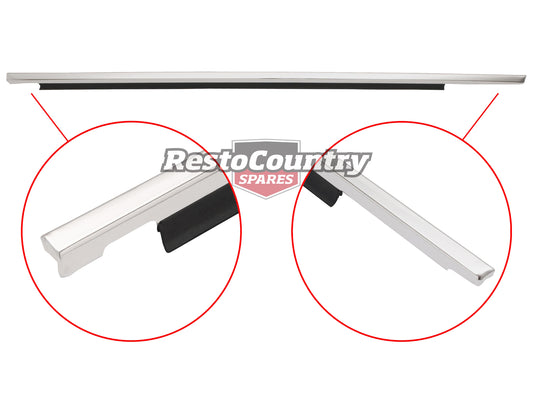 Holden Commodore FRONT Door Belt + Moulding LEFT OUTER VB VC VH chrome sedan wag - RDB1001BL