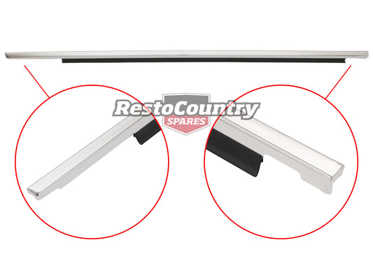 Holden Commodore FRONT Door Belt + Moulding RIGHT OUTER VB VC VH chrome sed wag - RDB1001BR