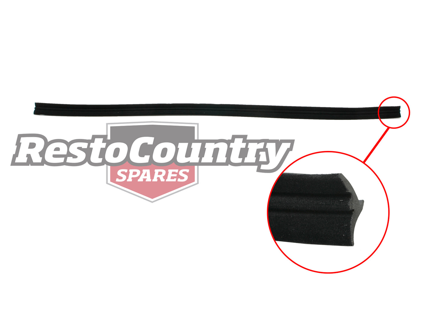 Holden Door Weather Belt Rubber Strip REAR OUTER LH or RH Commodore VB VC VH - RDB1002