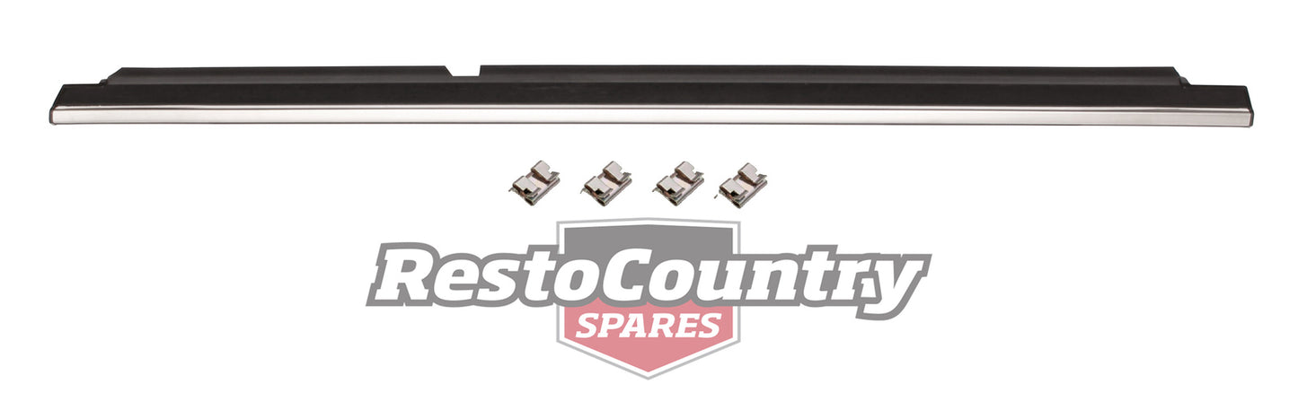 Holden Commodore REAR Door Weather Belt +Moulding VK VL RIGHT Outer SEDAN chrome - RDB1004BR