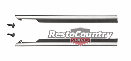 Holden Commodore Rear Quarter Panel Belt Chrome Moulding PAIR VL Sedan trim - RDB1004D