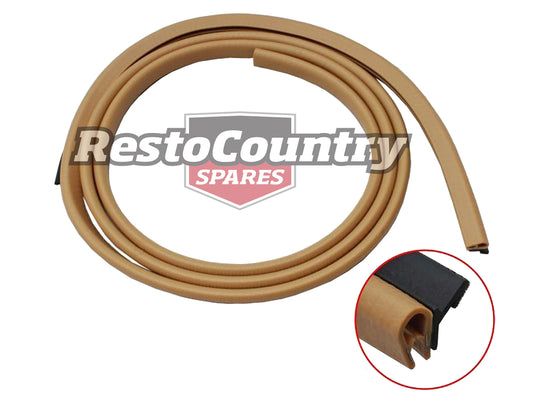 Holden Monaro Coupe Weather Seal Door Belt BUCKSKIN Left REAR Inner HQ HJ HX - RDB1173D