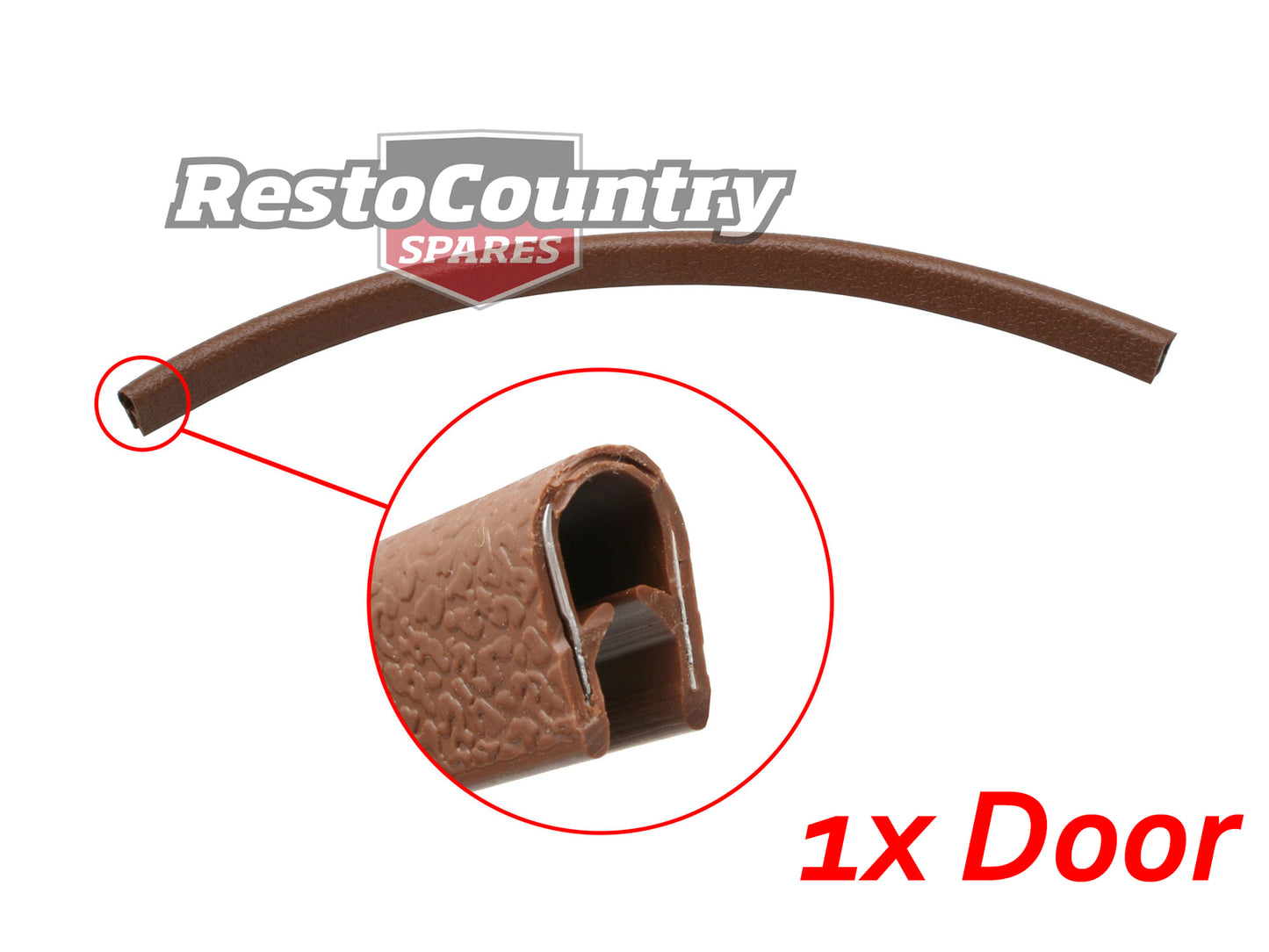 Holden Pinchweld - MID BROWN 1x Door HQ HJ HX HZ Torana LC LJ LH LX UC pinch - RDS0013MB