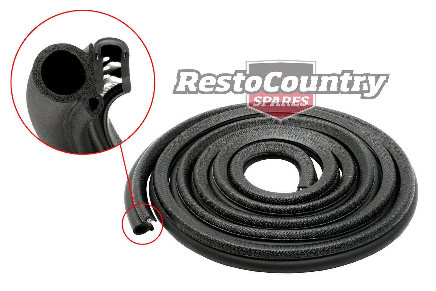 Ford Door Seal + Pinchweld BLACK XD XE XF XG XH ZJ ZK ZL. CORTINA TC TD TE TF - RDS0036