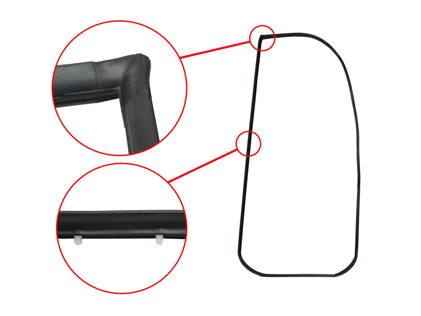 Holden Commodore Rubber Door Seal RIGHT FRONT VB VC VH VK VL weather - RDS1012