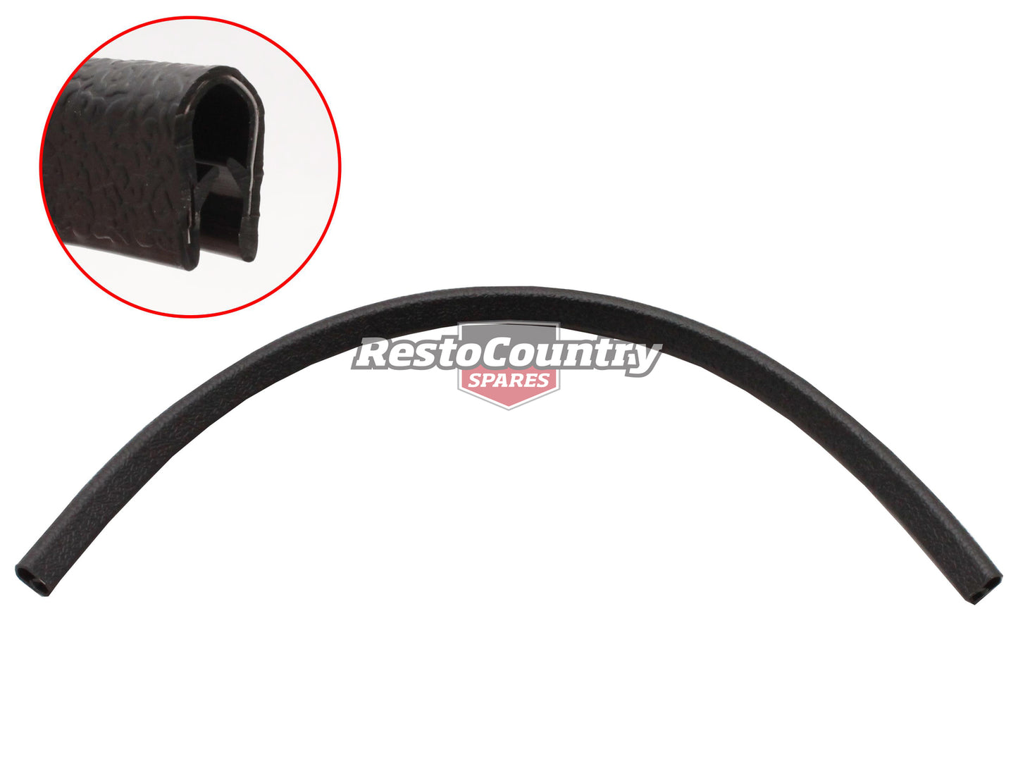 Holden Door Body Opening 'B' Pillar Pinchweld BLACK HQ HJ HX Monaro Coupe - RDS1015AB