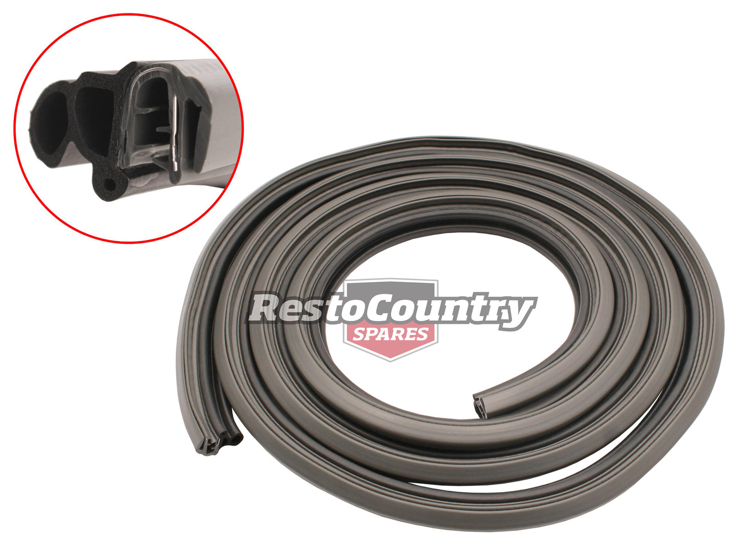 Holden Commodore Door Seal GREY L/R FRONT or REAR VN VP VR VS x1 Sedan Ute Wagon - RDS1020GR