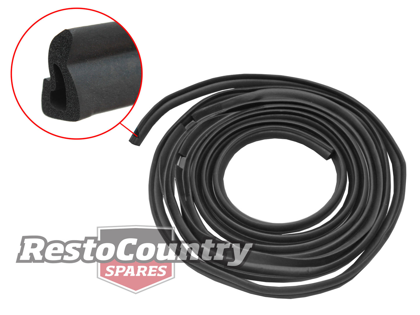 Holden Front Door Body / Outer Seal Left or Right x1 FB FC FE EK rubber weather - RDS1045